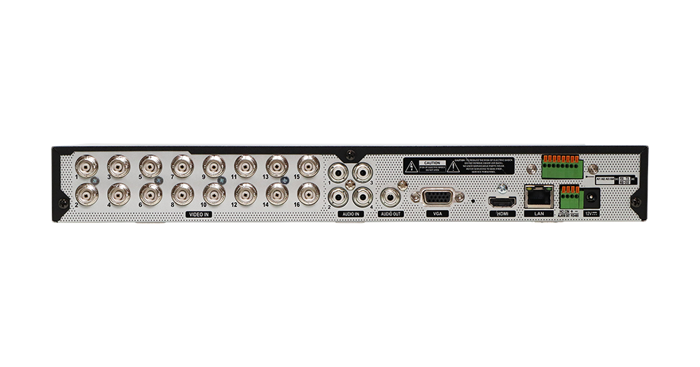 JS-RA6016 5MPアナログHD対応 16ch デジタルレコーダ背面