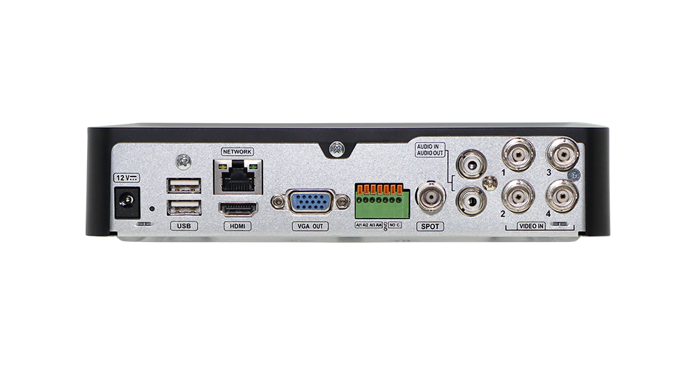 アナログHD対応 4ch デジタルレコーダ背面 PF-RA504